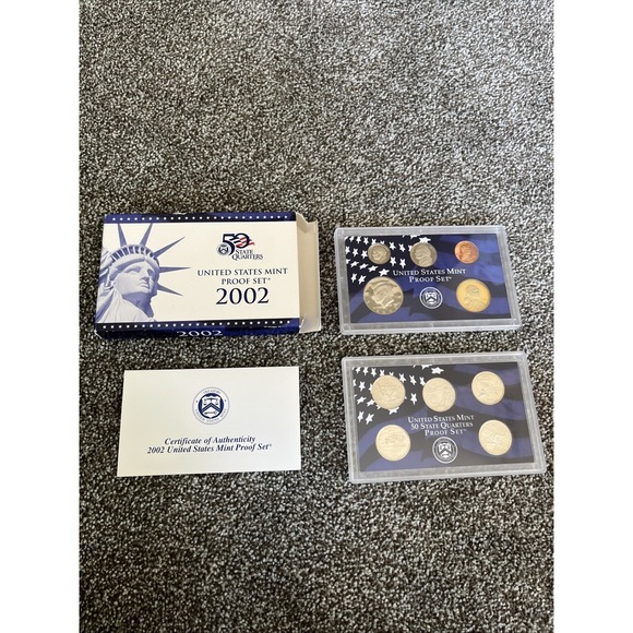 United States Mint 2002 Proof Set COA